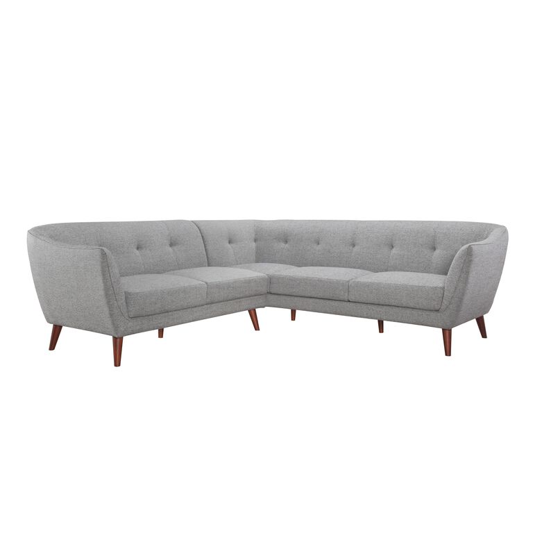 Nelson Mid Century 2 Piece Sectional Sofa